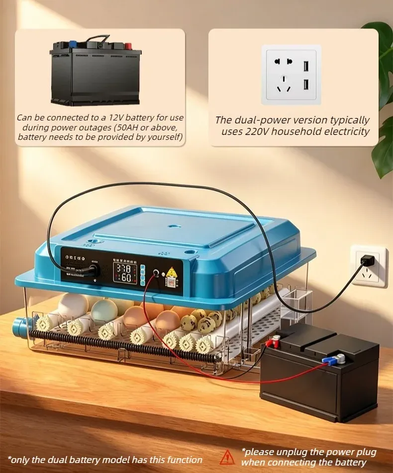 Incubateur automatique 9 à 24 œufs petit modèle