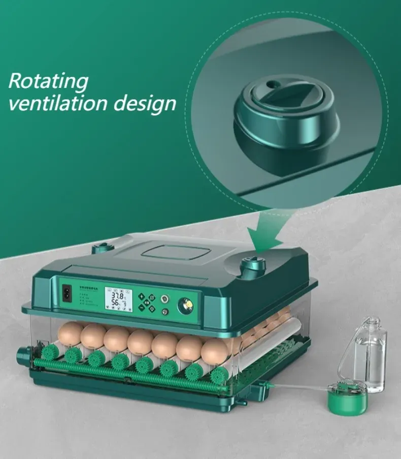 Incubateur automatique 9 à 36 œufs double alimentation