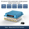 Incubateur automatique 9 à 36 œufs pour volailles – Color 36 Eggs Single Power