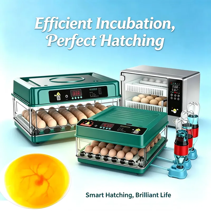 Incubateur automatique volailles cailles poulets retourneur