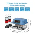 Incubateur œufs 12 à 24 œufs retournement ajout eau automatique – Couleur 12 Eggs