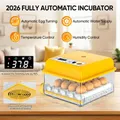 Incubateur œufs 16 à 36 œufs numérique lampe LED retournement – 8
