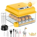 Incubateur œufs 16 à 36 œufs numérique lampe LED retournement – Couleur BLANC