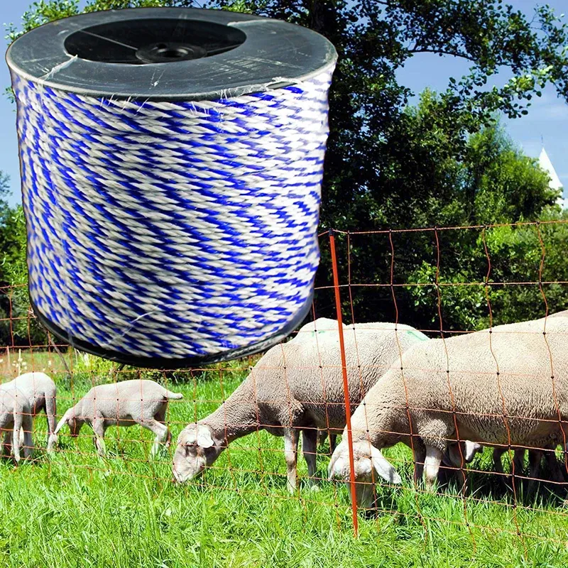 Isolateur clôture polyfil 200m acier inoxydable pour jardin
