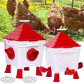 Kit abreuvoir 8L et mangeoire 6L pour poulets de jardin – 2