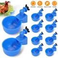 Kit de 2 à 20 tasses à eau automatiques pour volailles – Couleur Bleu