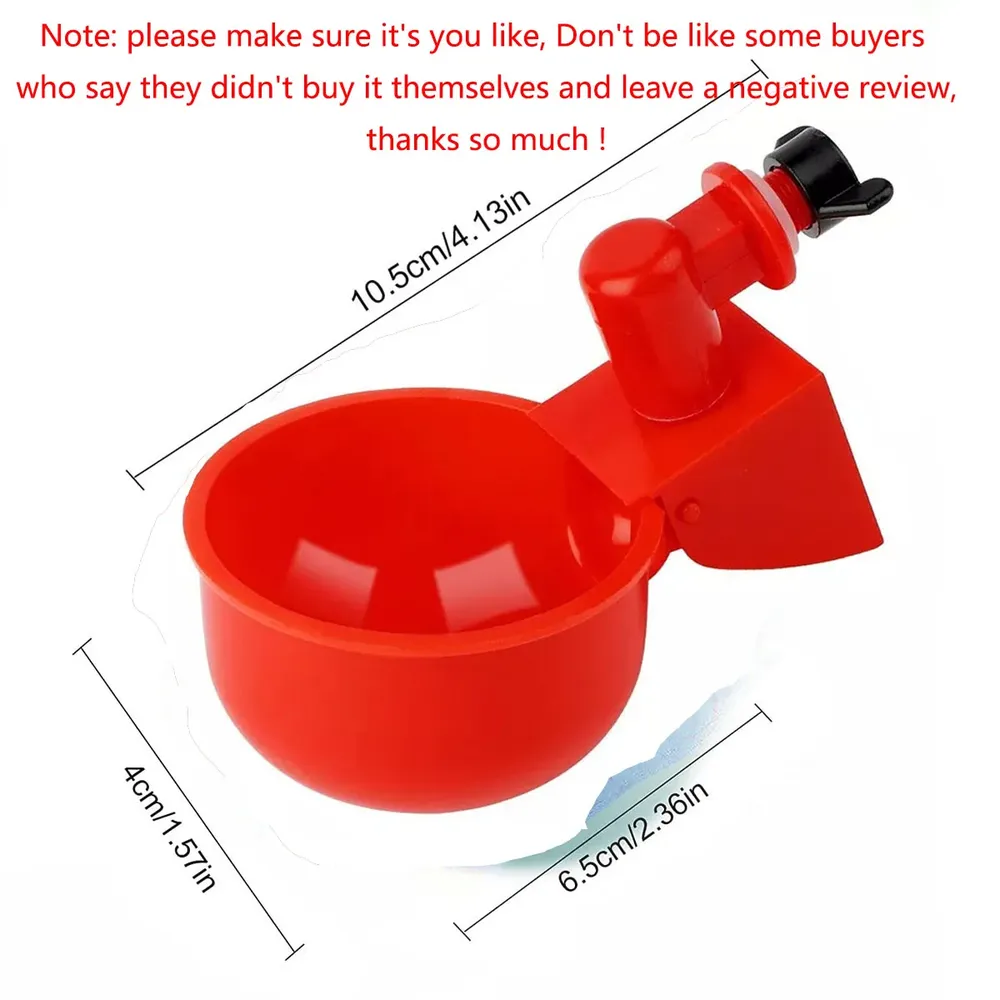 Kit de 2 à 20 tasses à eau automatiques pour volailles