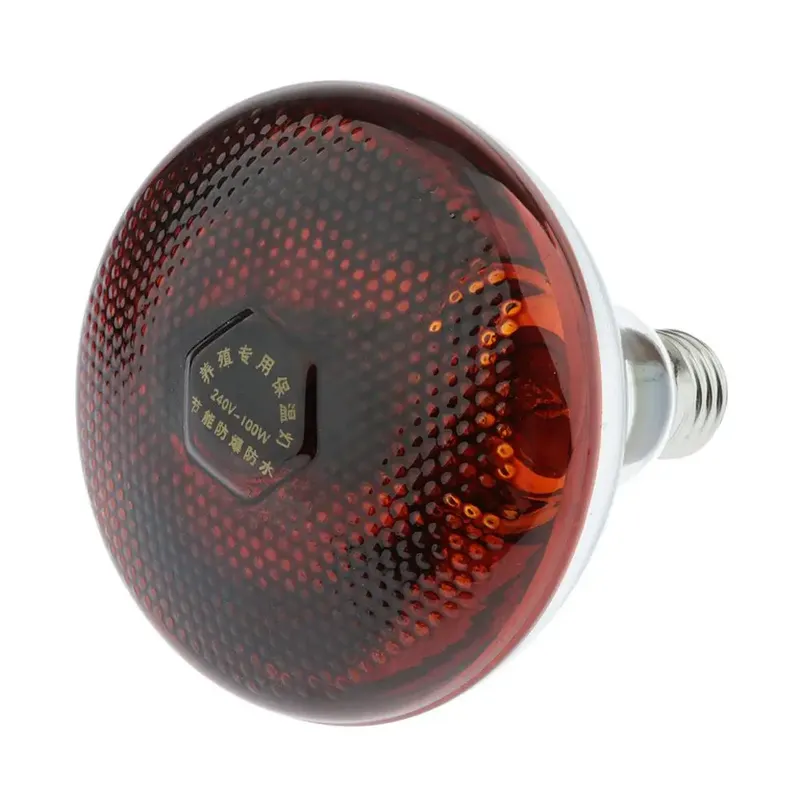 Lampe céramique 100 à 175W pour reptiles et animaux de ferme