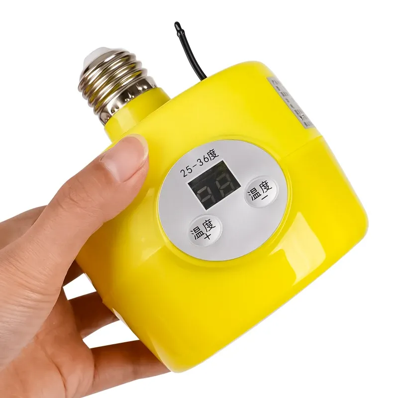 Lampe chauffante 150W avec thermostat pour animaux de ferme