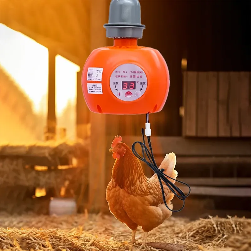 Lampe chauffante 220V pour poulailler et reptiles