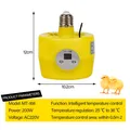 Lampe chauffante à air chaud pour poulailler et reptiles – 6