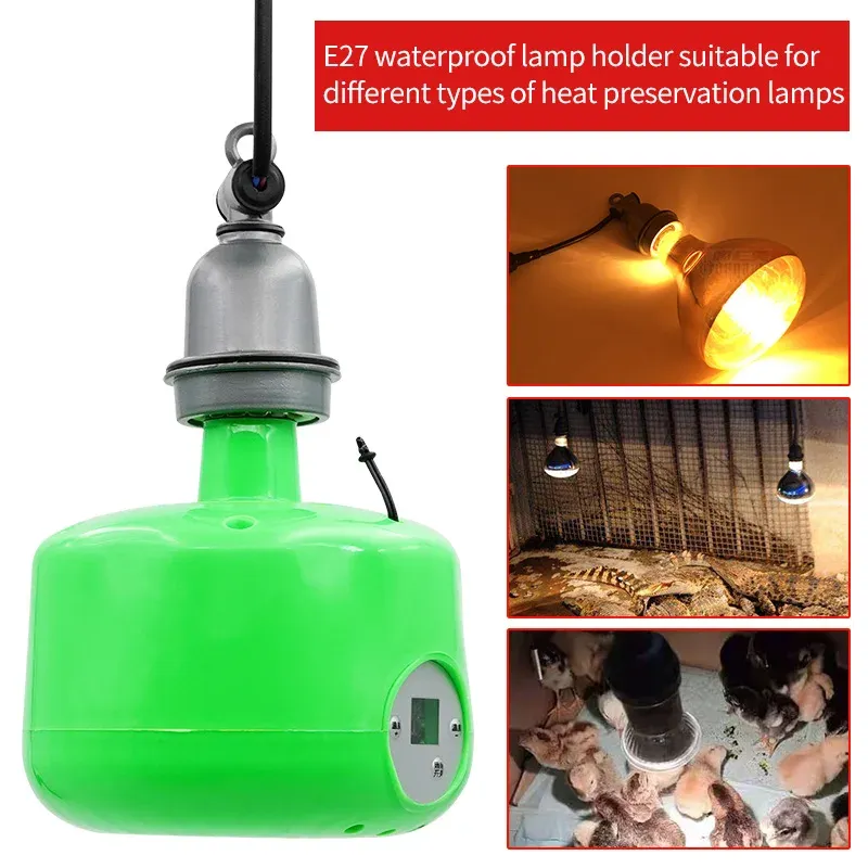Lampe chauffante à air chaud pour poulailler et reptiles