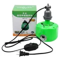 Lampe chauffante à air chaud pour poulailler et reptiles – Couleur green and switch