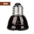 Lampe chauffante céramique 25 à 100W pour poulets reptiles – Couleur 45mm-100w-220v