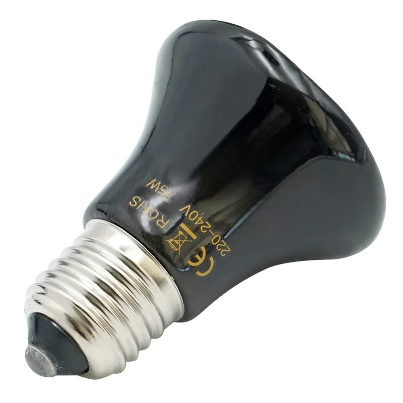 Lampe chauffante céramique 25 à 100W pour poulets reptiles