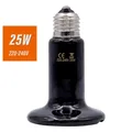 Lampe chauffante céramique 25 à 200W pour reptiles et animaux – Couleur 25W