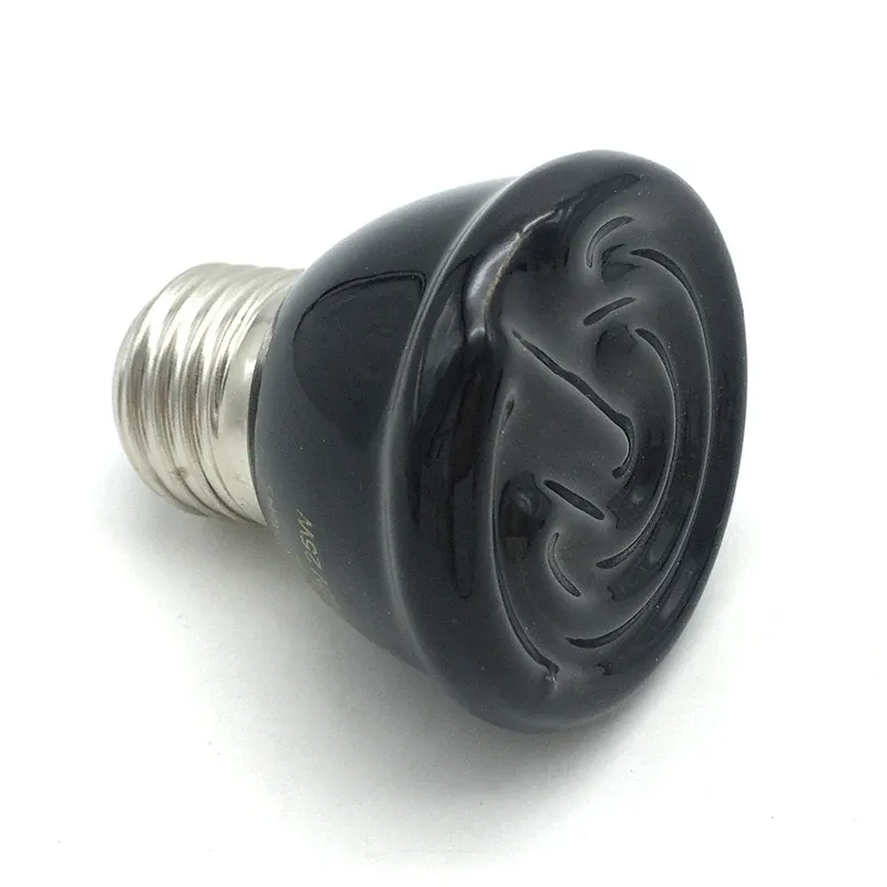 Lampe chauffante céramique 25 à 75W pour poussins reptiles