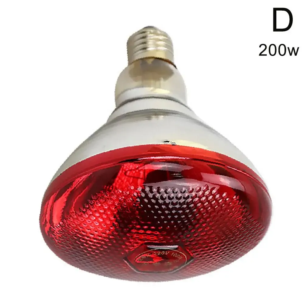 Lampe chauffante infrarouge 100 à 275W pour poulailler reptiles