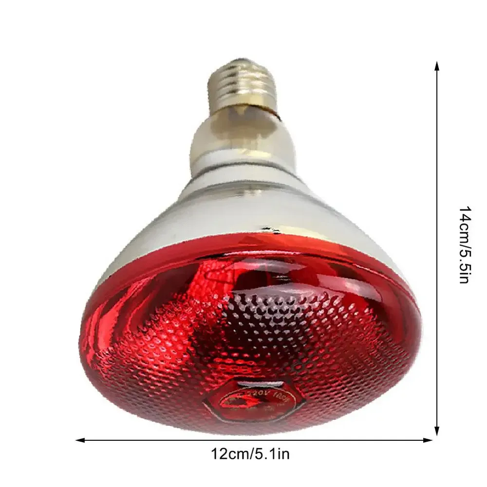 Lampe chauffante rouge 100 à 275W pour reptiles amphibiens