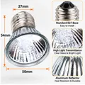 Lampe chauffante UVA UVB 25 à 75W pour reptiles et poussins – 2