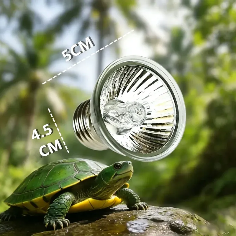 Lampe chauffante UVA UVB 25 à 75W pour reptiles et poussins