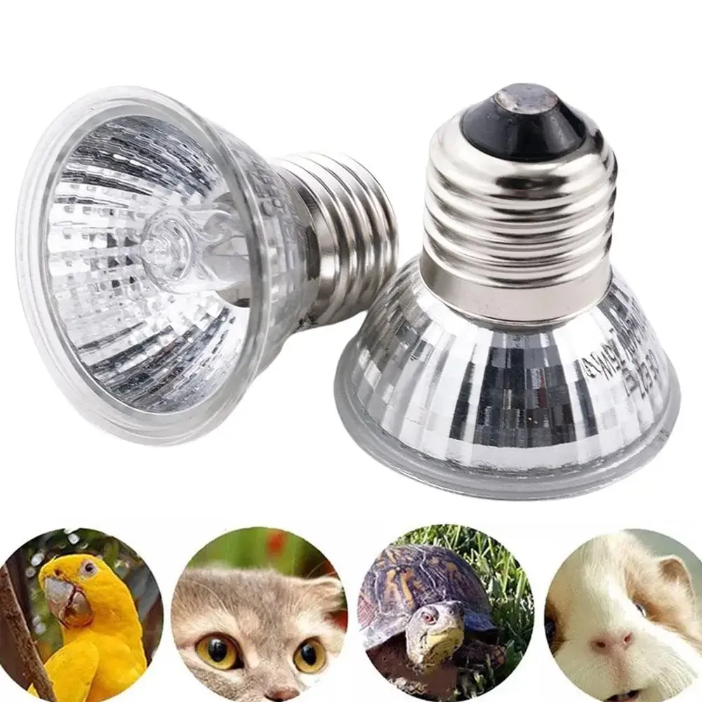 Lampe thermique UVA UVB 20 à 75W pour reptiles et animaux
