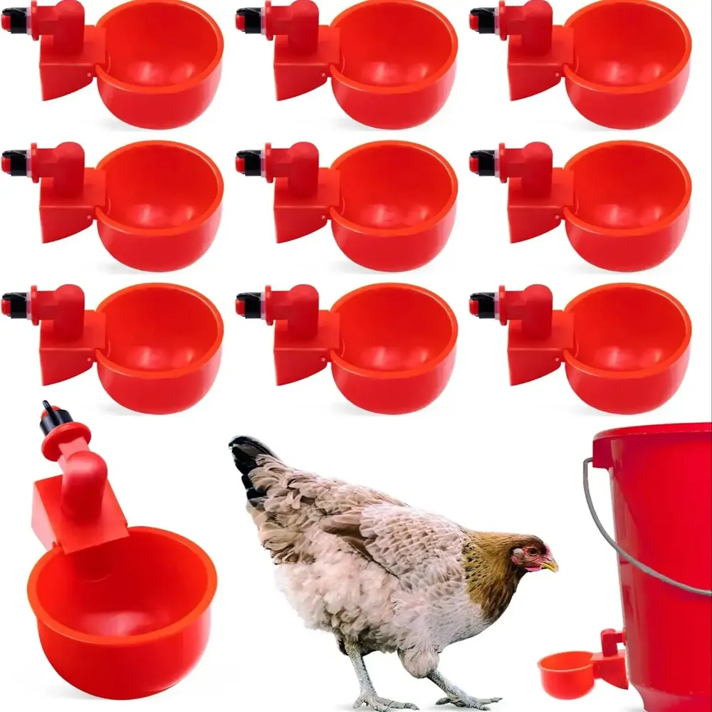Lot de 10 ou 20 bols à eau automatiques pour volailles