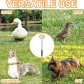 Lot de 2 mangeoires à céréales pour volailles 40 cm – 1
