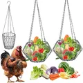 Lot de 2 mangeoires suspendues pour poules et canards – 1