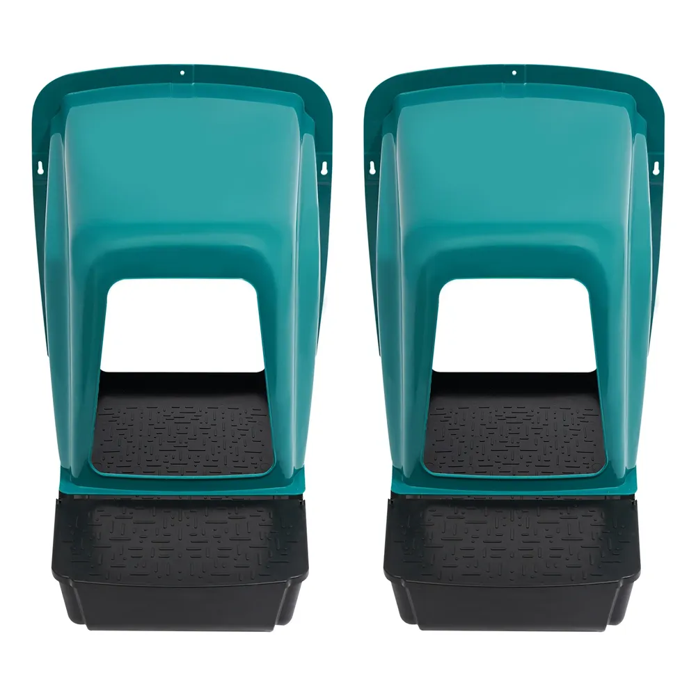 Lot de 2 nichoirs en plastique pour poules pondeuses