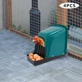 Lot de 4 pondoirs confortables avec collecte d'œufs – 4