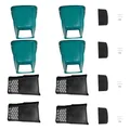 Lot de 4 pondoirs confortables avec collecte d'œufs – 8