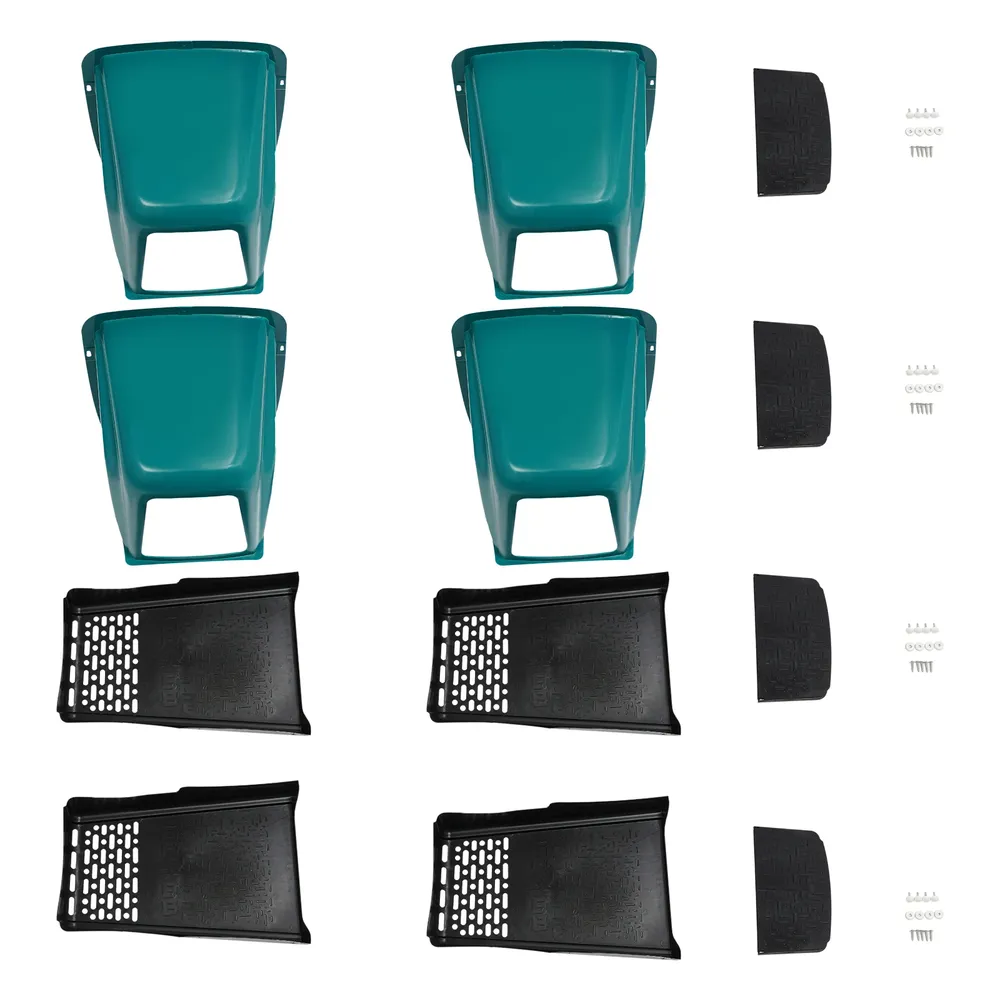 Lot de 4 pondoirs confortables avec collecte d'œufs