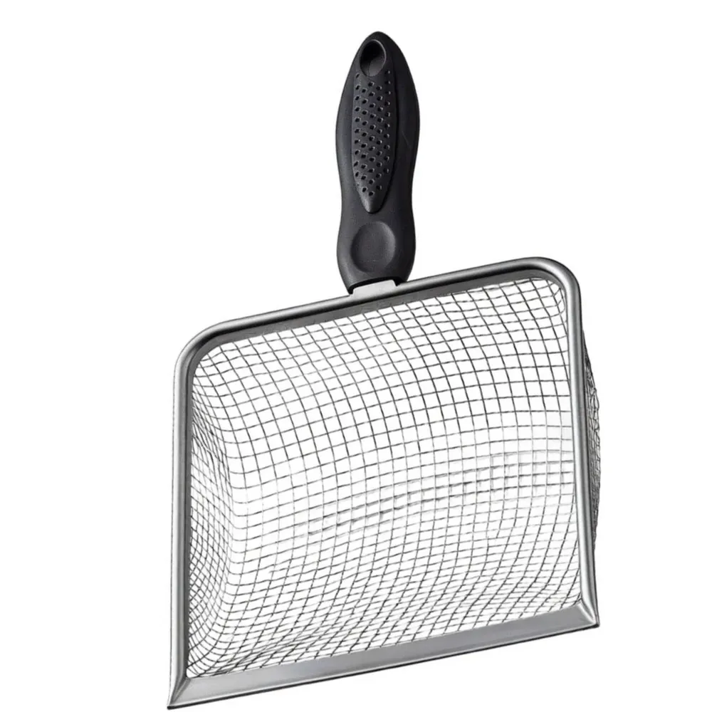 Lot de 5 pelles en maille d'acier inoxydable