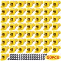 Mamelon abreuvoir horizontal pour volaille lot de 15 à 100 – Couleur 50pcs yellow