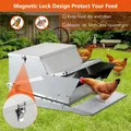 Mangeoire à pédale 27LB acier galvanisé sans déchets – 1