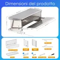 Mangeoire à pédale en inox anti-rats résistante intempéries – 2