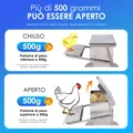 Mangeoire à pédale en inox anti-rats résistante intempéries – 5