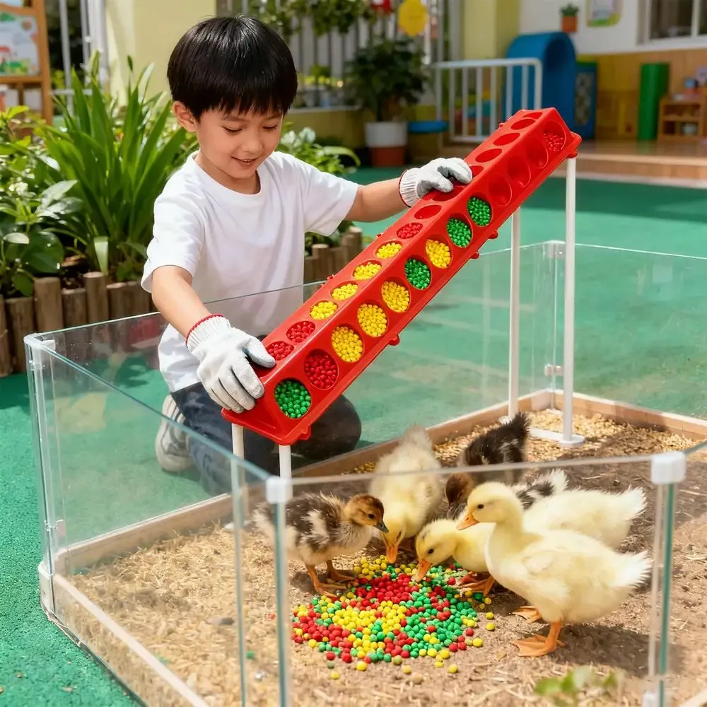 Mangeoire à pigeons 28 trous grande capacité pour poussins