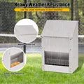 Mangeoire à poulet inox grande capacité 10L pour extérieur – 3