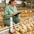 Mangeoire à poulet sans gaspillage type tuyau étanche – 1