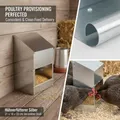 Mangeoire à poulets en acier 3 kg résistante aux intempéries – 3