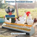 Mangeoire à poulets en acier galvanisé 5 gallons avec drainage – 3
