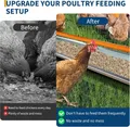 Mangeoire à poulets en acier galvanisé 5 gallons avec drainage – 7