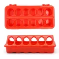 Mangeoire anti-déversement multi-trous pour cailles et poulets – 6