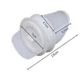 Mangeoire automatique à commande par poids pour volailles – Couleur White