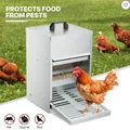 Mangeoire automatique à pédale 5 kg anti-déchets mains libres – 7