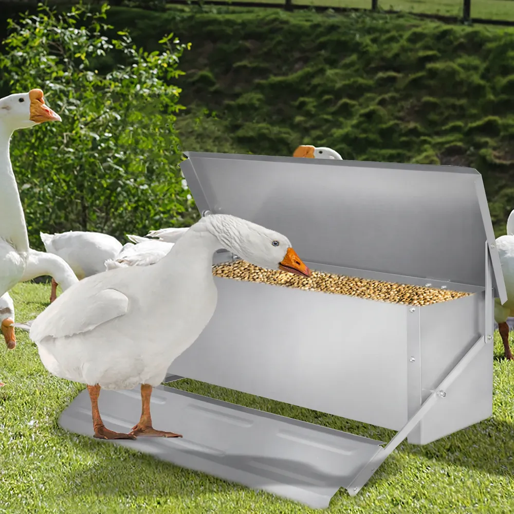 Mangeoire automatique à pédale 5 kg ou 10 kg étanche