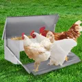 Mangeoire automatique à pédale en acier galvanisé 5 kg – 3
