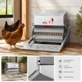 Mangeoire automatique à pédale en acier galvanisé sans gaspillage – 3